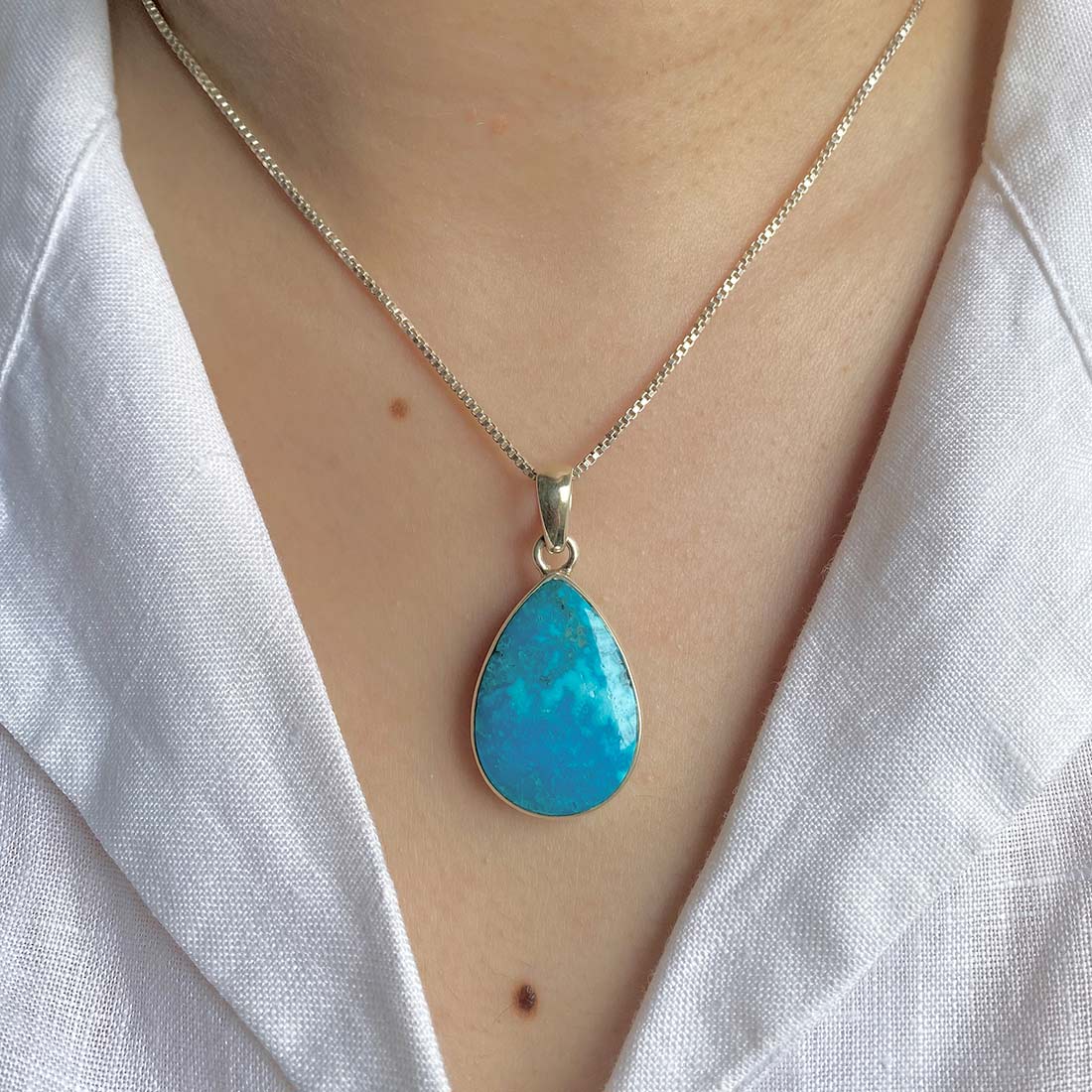Turquoise Pendant-(TRQ-P-10.)